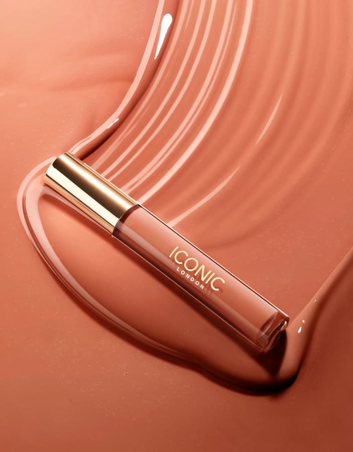 Iconic London Lip Plumping Gloss Feeling It Brown Nude 5ml