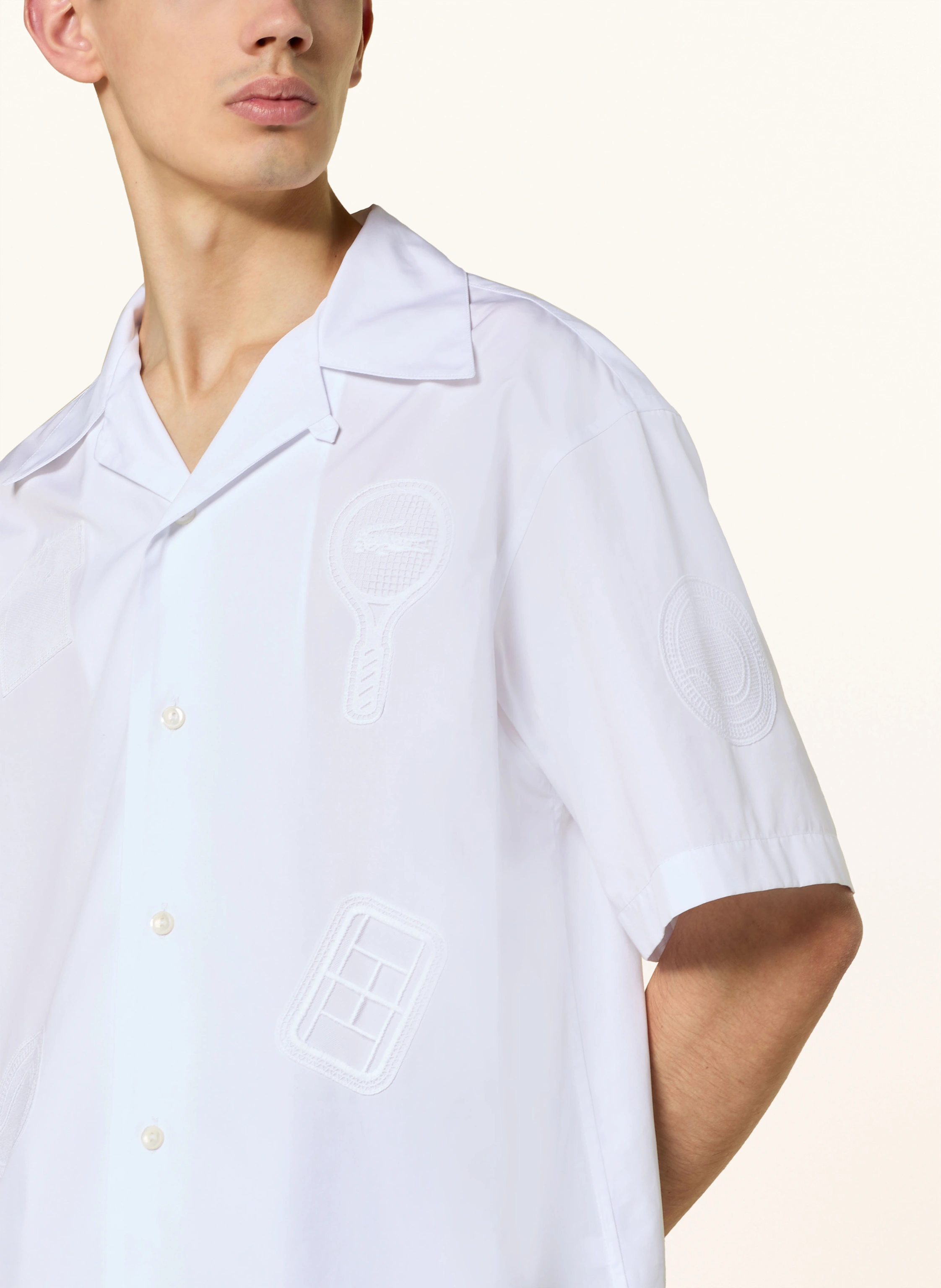 LACOSTE Resorthemd Comfort Fit