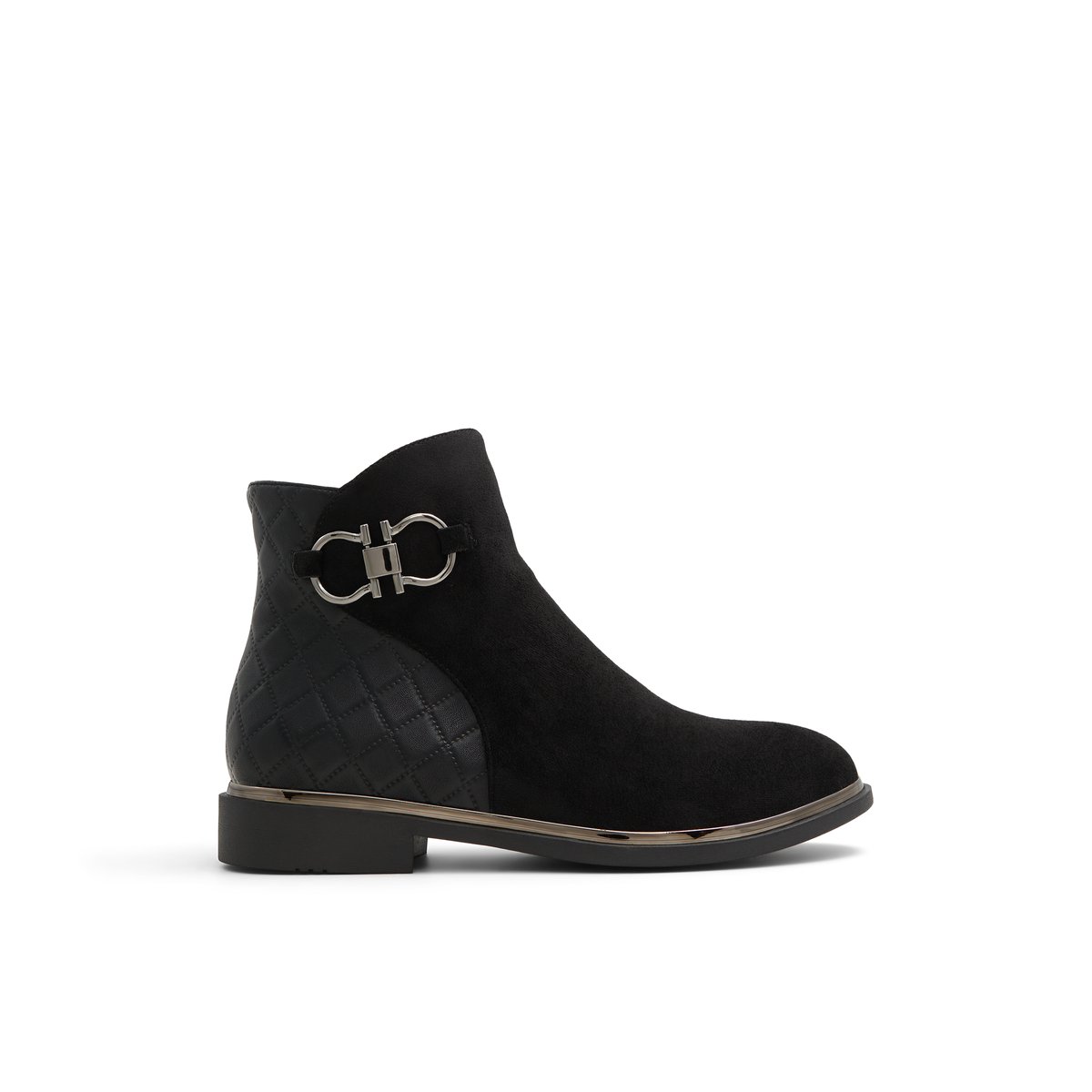 AQUA-MODA-Elstree-Bottillon - Talon plat - Noir