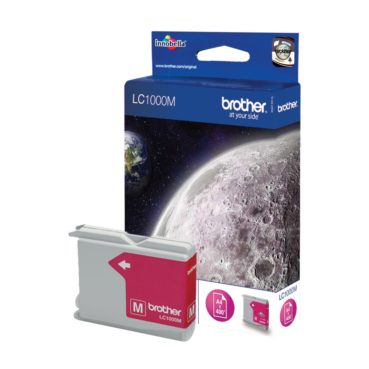 Brother blekkpatron LC1000M Magenta
