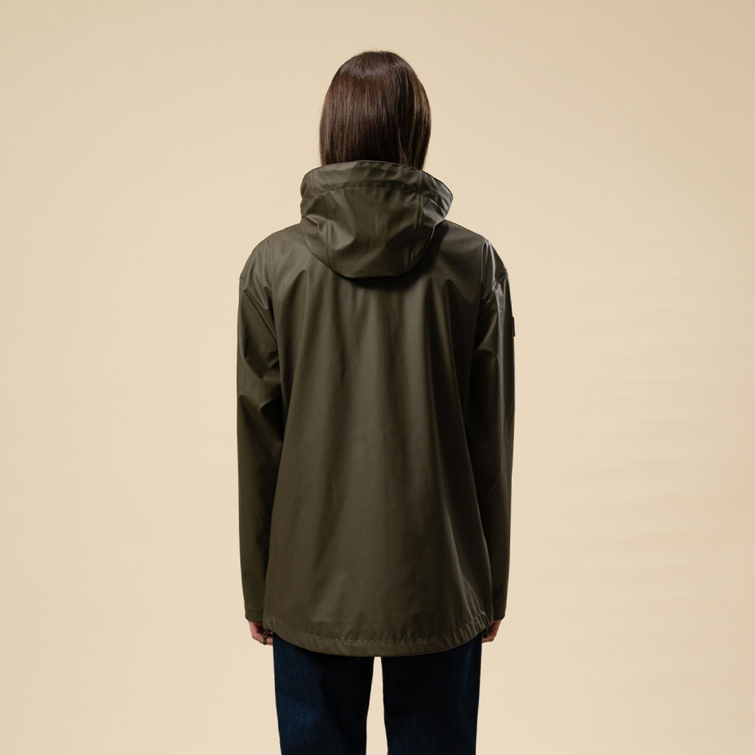 Everyday Rain Jacket Short Forest Green
