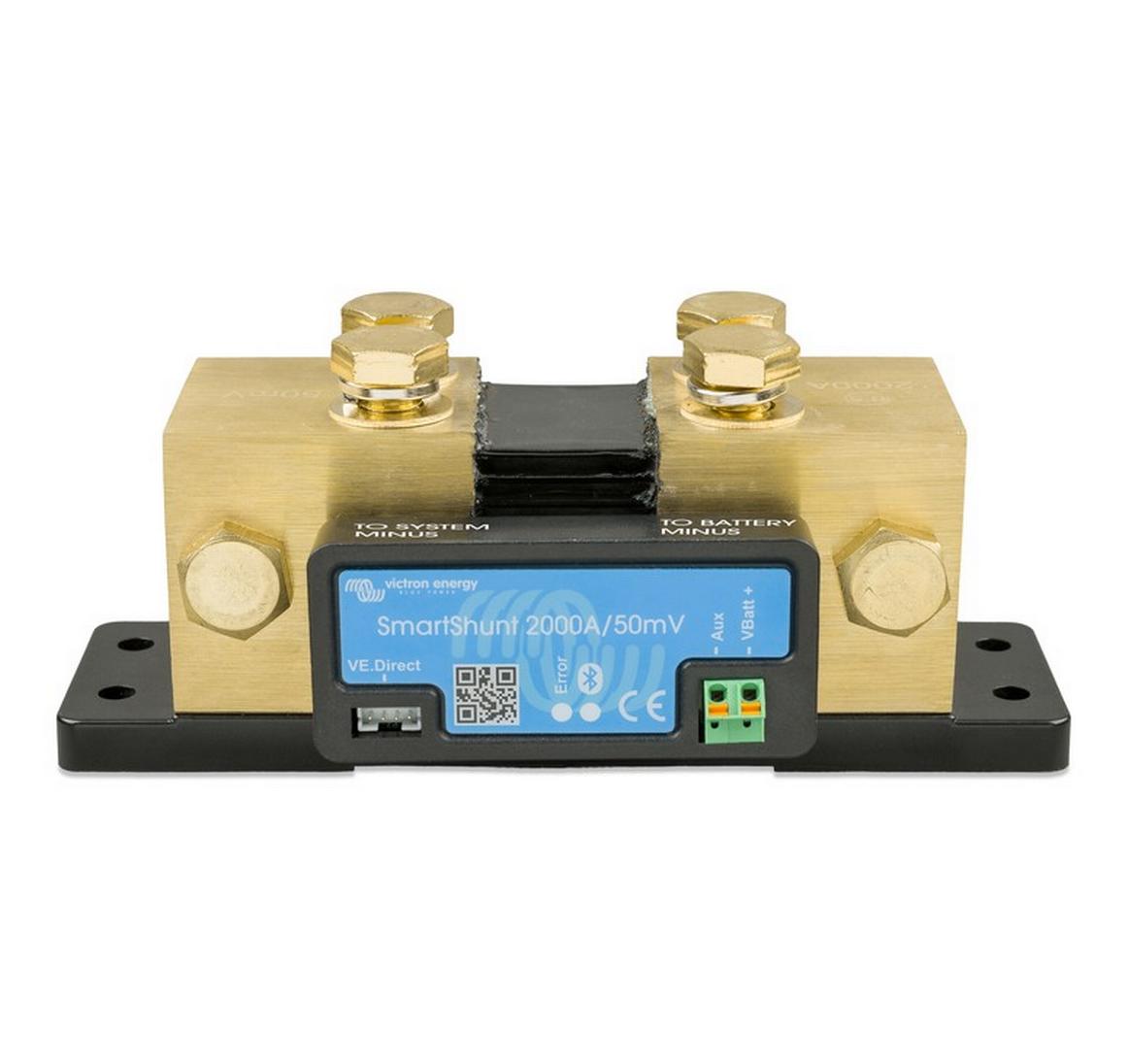 Smart Shunt 2000A/50 mV Batteriemonitor bis 2000A<br>All-in-one-Batteriewächter ohne Display