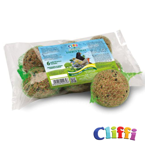 Pacote de Bolas Energéticas CLIFFI 540g - 6 unidades