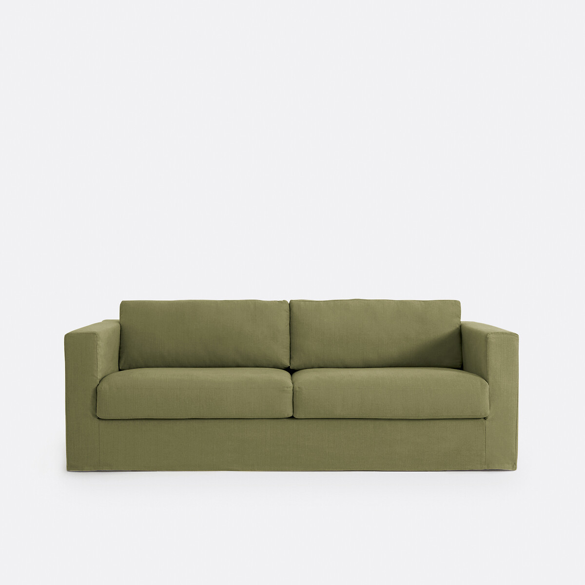 LA REDOUTE INTERIEURS<br>Sofá de 3 e 4 lugares em algodão e linho, Noni