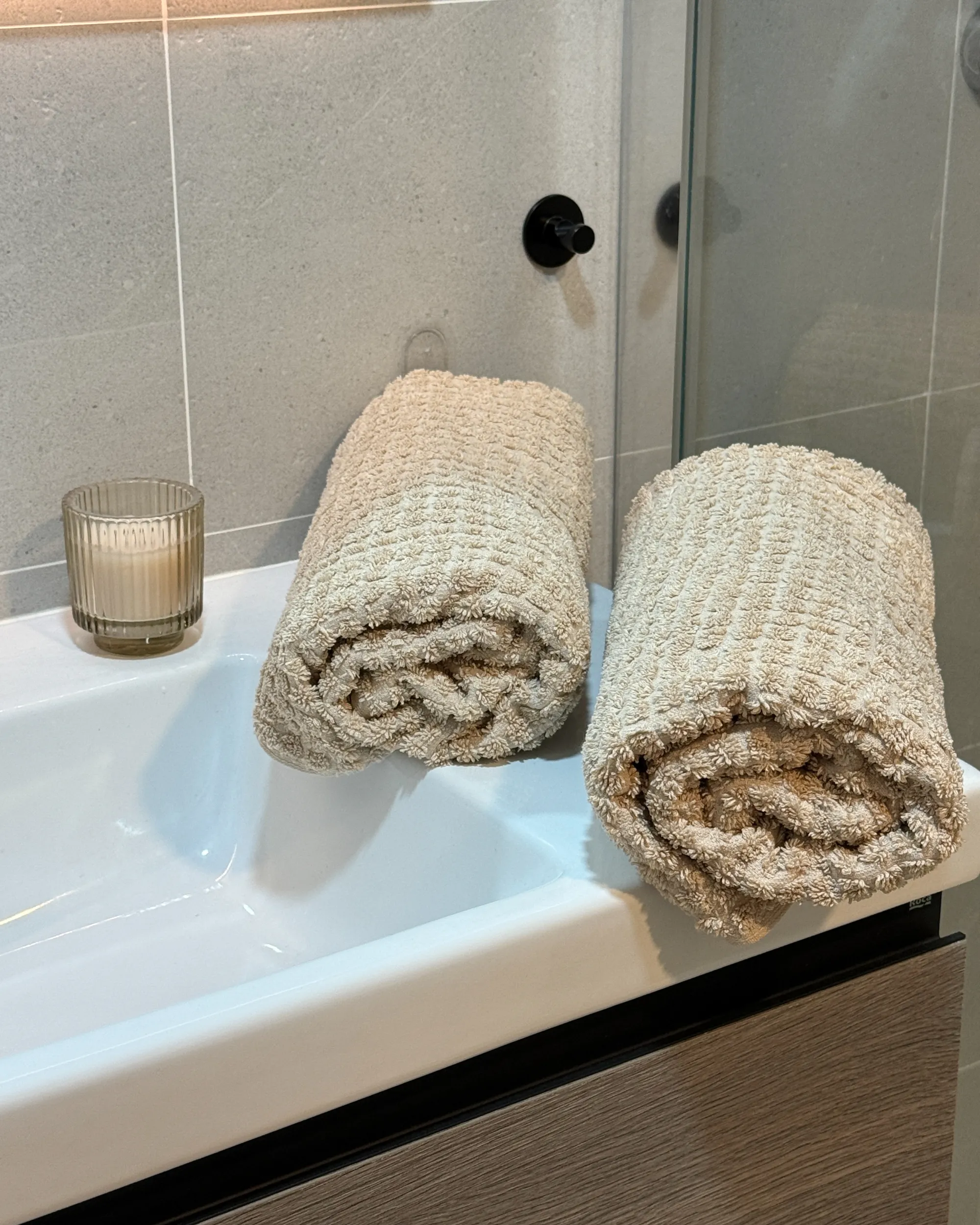 11-delige handdoekset ATAI Katoen Beige