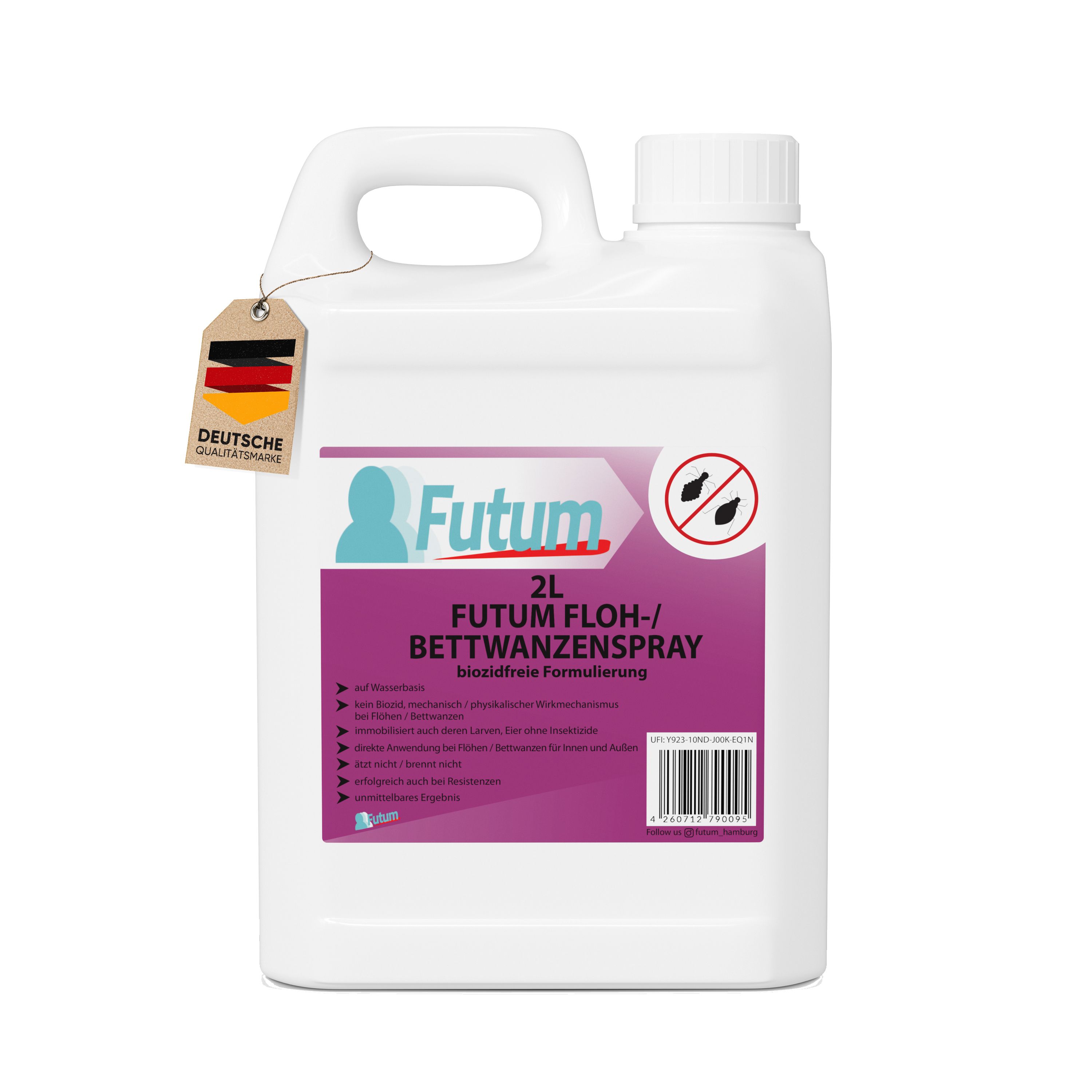FUTUM 2L Bettwanzen- / Flohspray