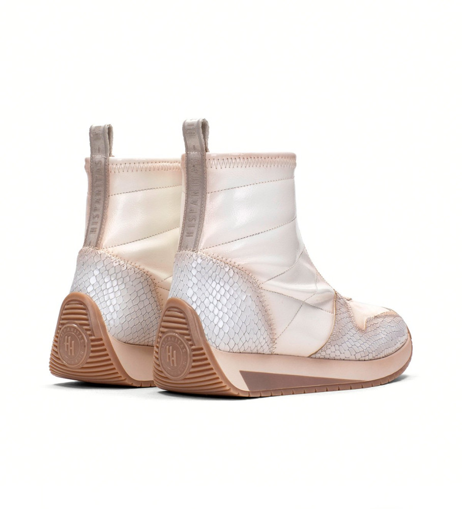 Hispanitas Rafaella Botins de couro Taupe