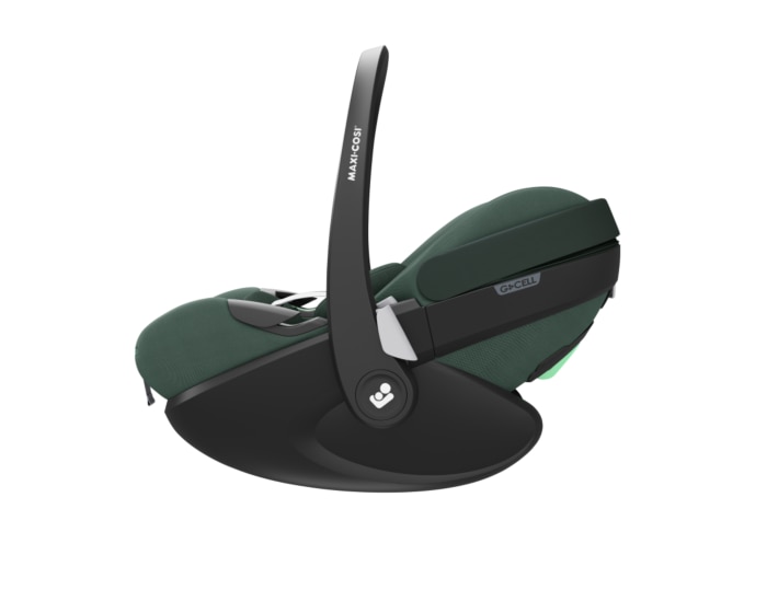 Pebble 360 Pro 0 - 15 M  40 - 87 cm  0 - 13 kg    Innovative SlideTech®-Technologie |    Flache Liegeposition |    Easy-in-Gurt |    G-CELL Seitenaufprallschutz |    FlexiSpin-Drehung mit nur einer Hand |