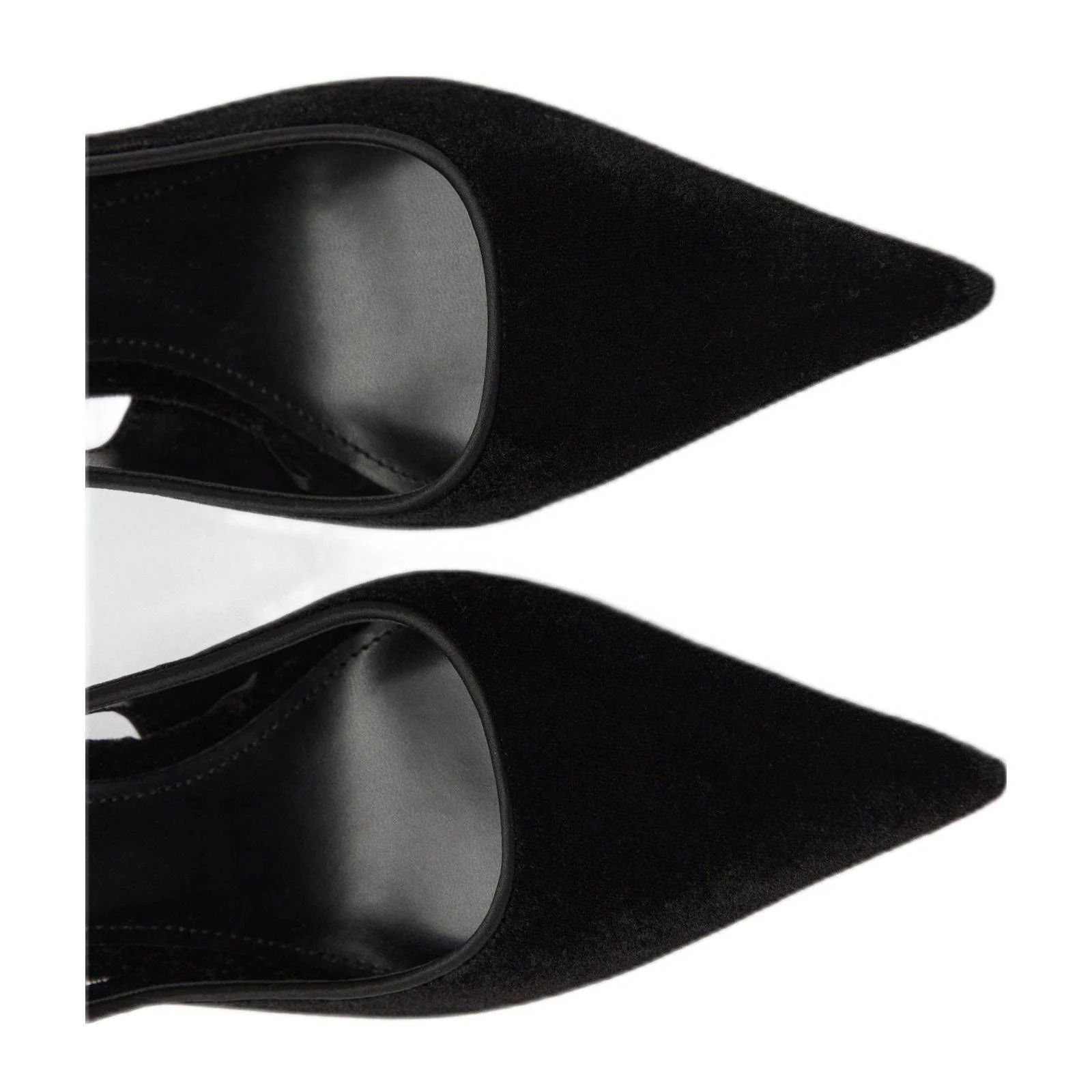 Mango slingback pumps zwart