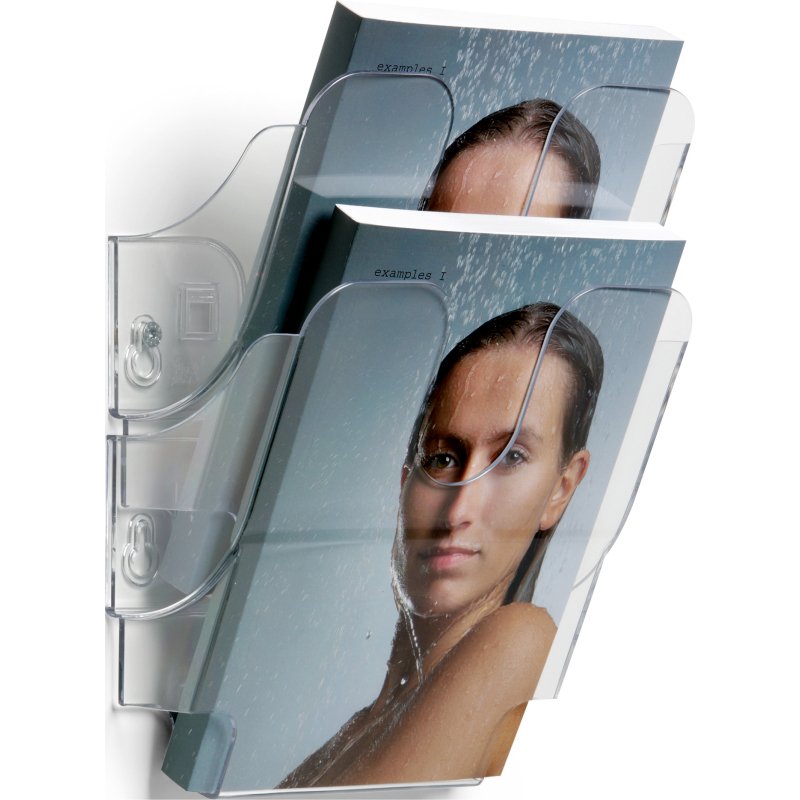 Trieur mural 2 cases Durable - format A5 (15 x 21 cm) -  incolore