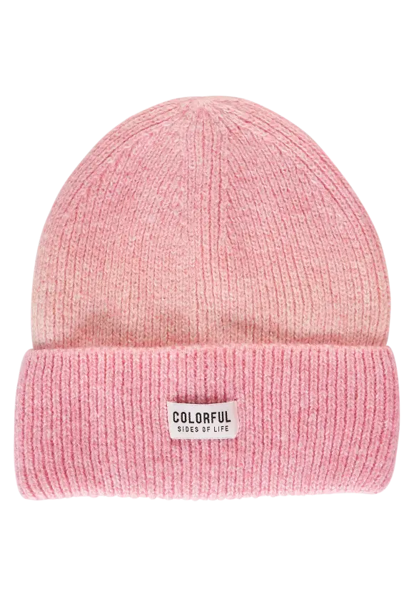 Beanie mit Farbverlauf - light peony pink
