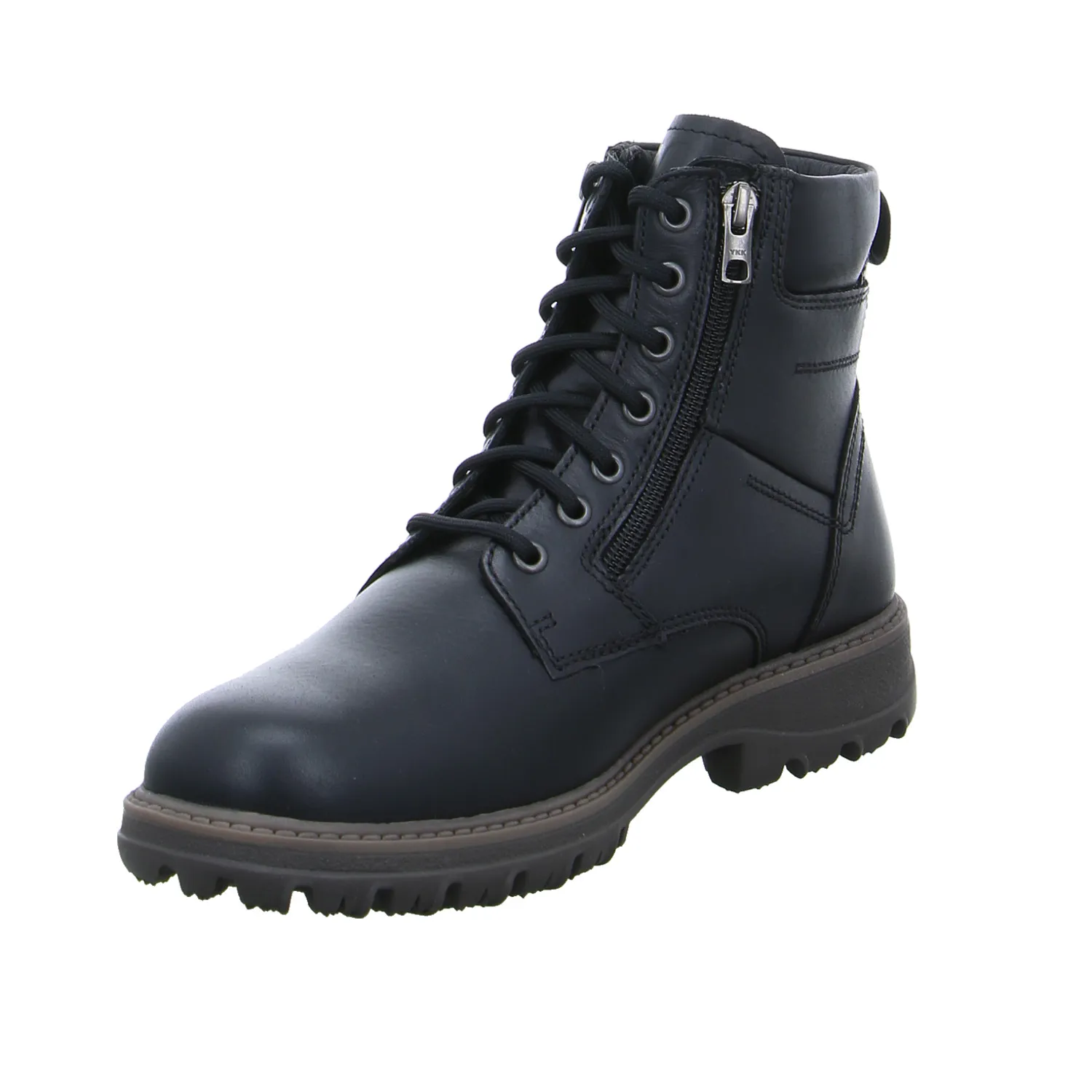 PIUS GABOR Winter-Boots Schwarz Leder