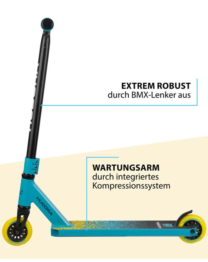 HUDORA STUNT SCOOKids in hellblau