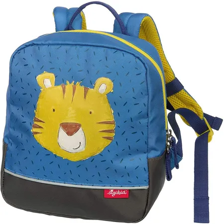 Sigikid Mini Rucksack mit Tiermotiv - Tiger, blau