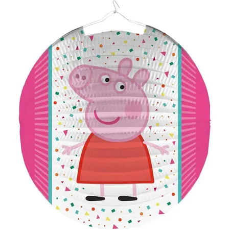 amscan Lampion aus Papier, Peppa Pig, 25cm