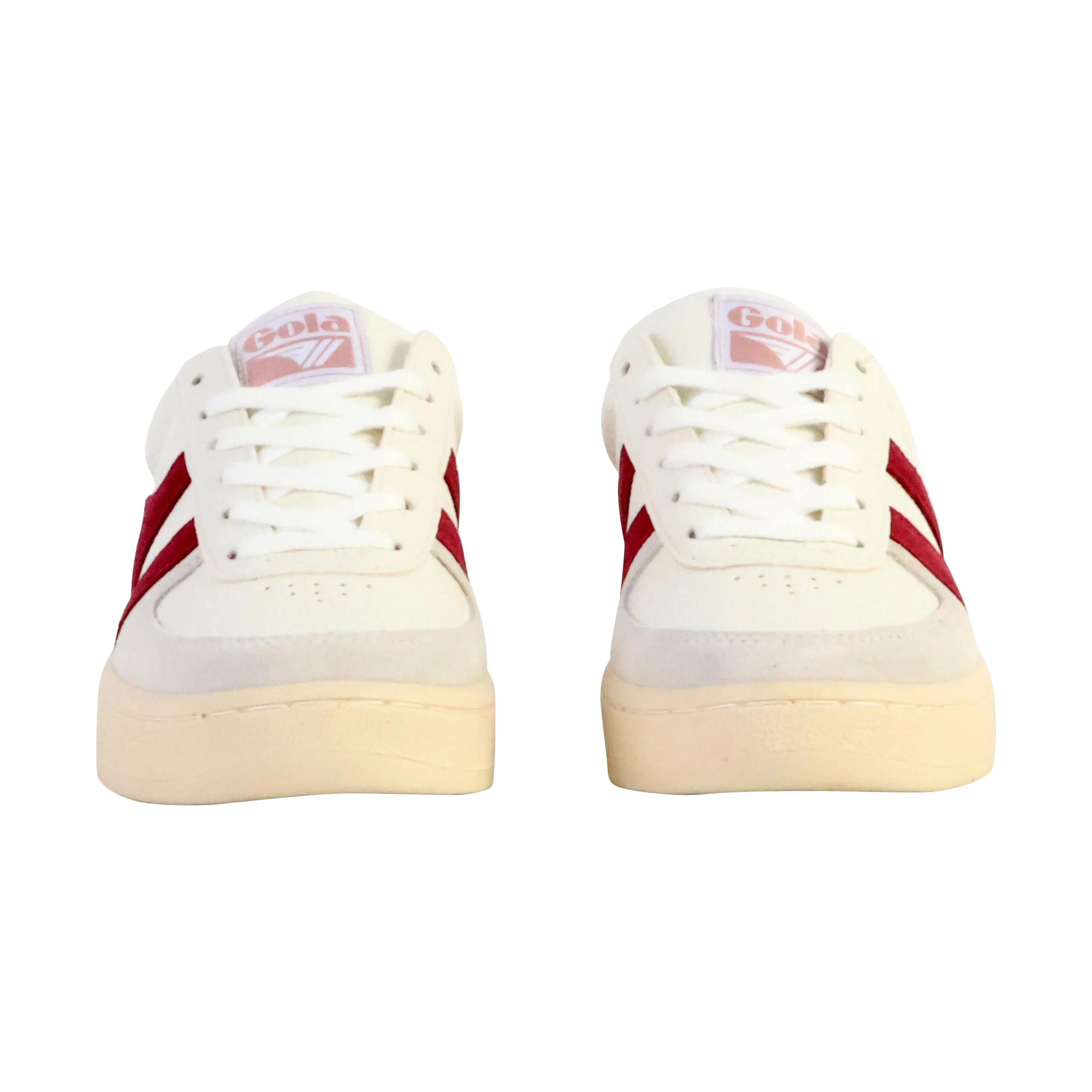 Basket cuirgrandslam trident | Rouge
