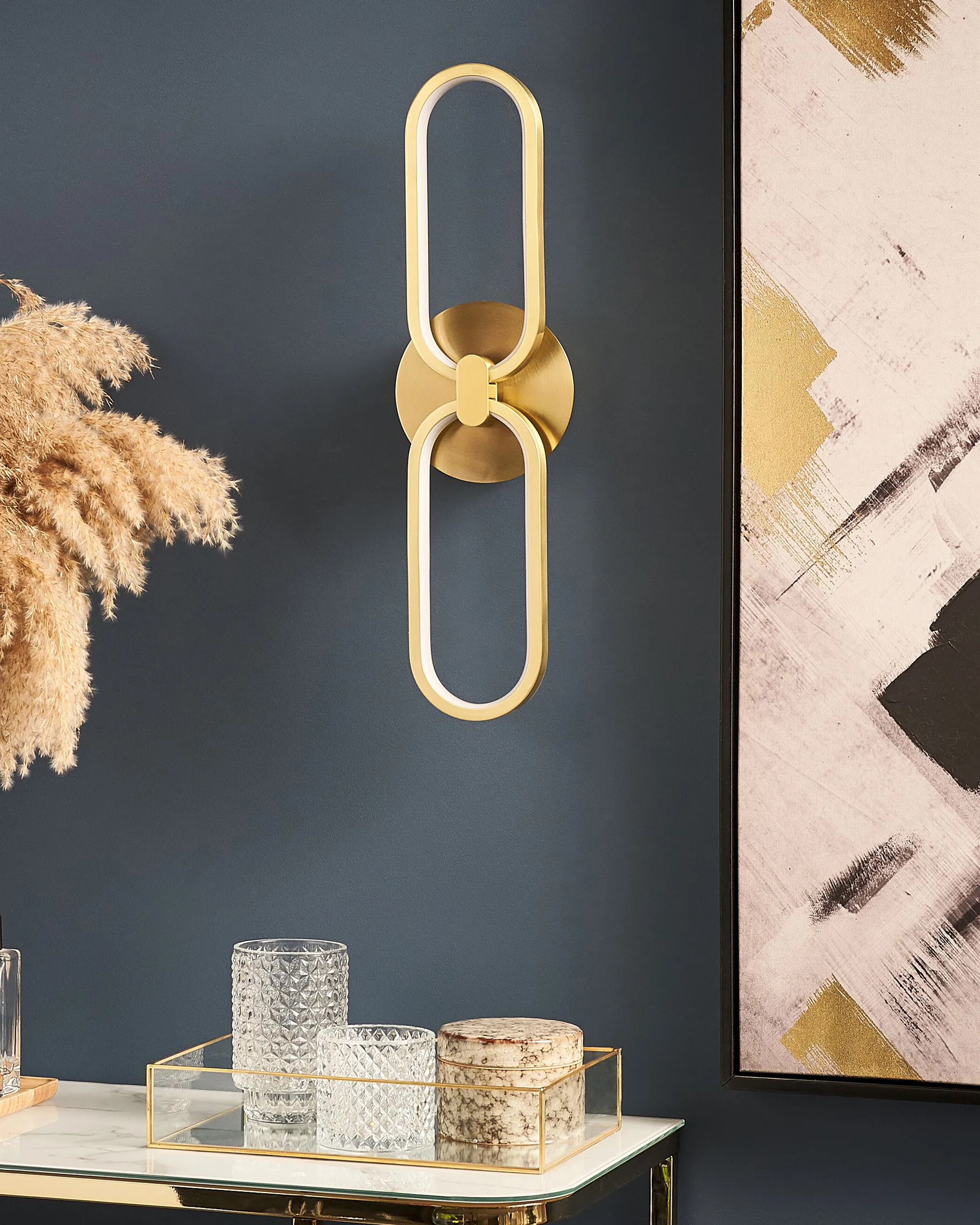 LED wandlamp KRANG Metaal Goud