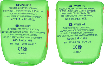 Strooem Softies Armpuffer, Lime-Orange