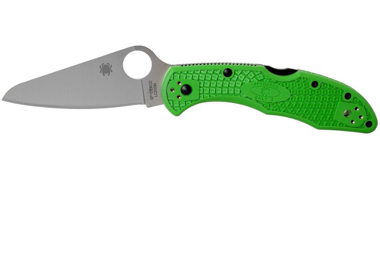 Spyderco Salt 2 Green LC200N C88FPGR2 zakmes