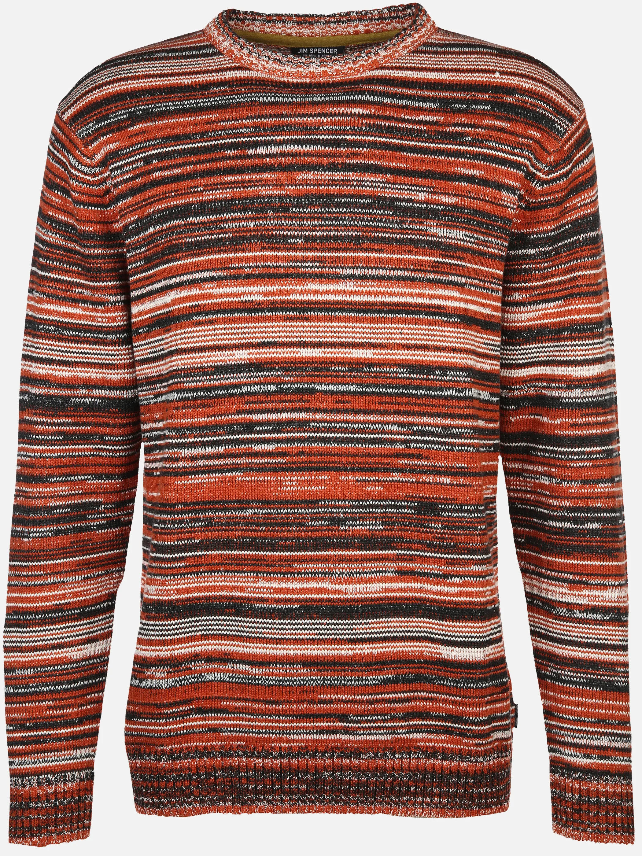 Herren Strickpullover in gestreifter Optik