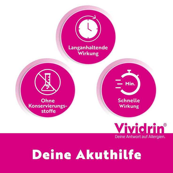 Vividrin® Azelastin EDO® Akuthilfe bei Heuschnupfen und Allergien, 20X0.6 ml