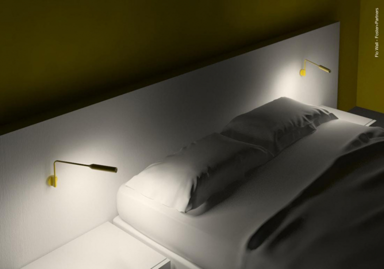 Lumina Flo Wall wandlamp LED 2700K gunmetal