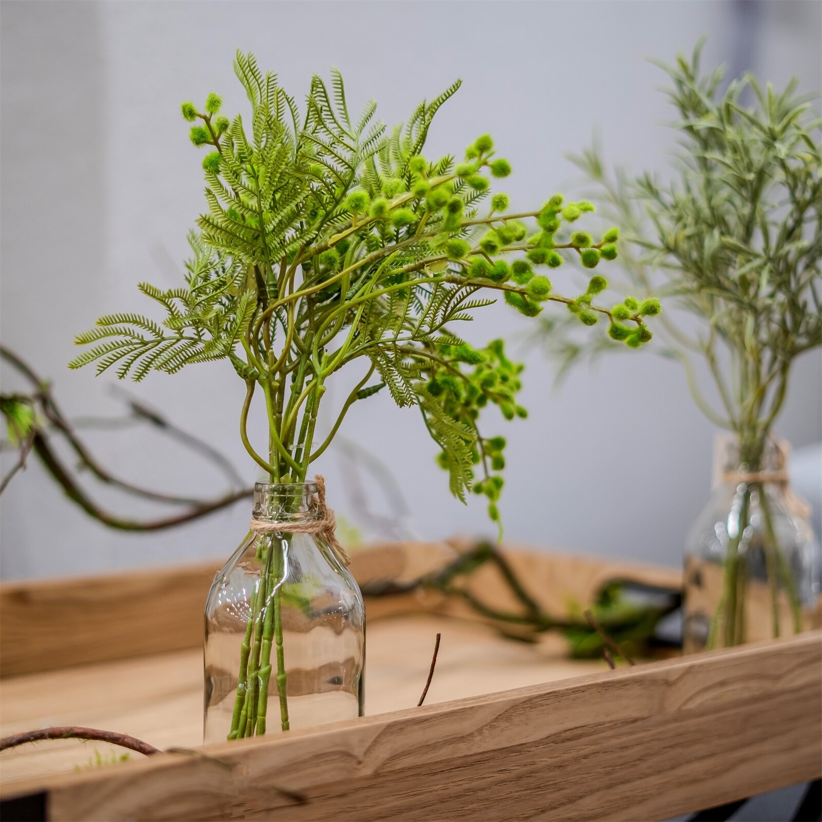 HTI-Living Kunstpflanze Gräser in Vase Flora
