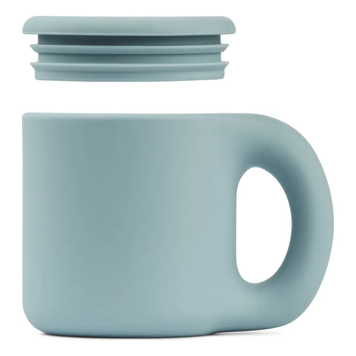 Liewood Tasse paille Jenna en silicone | Bleu ciel
