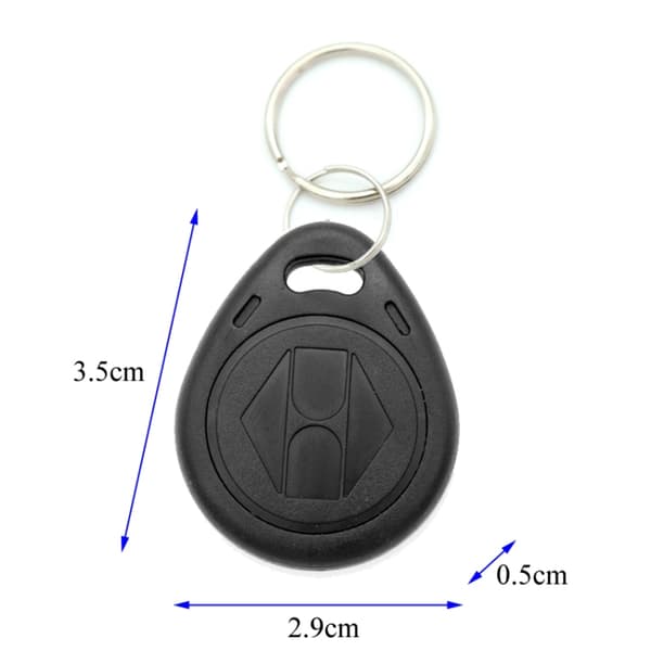 Programmerbar RFID Blipp nøkkelring - 10 stk