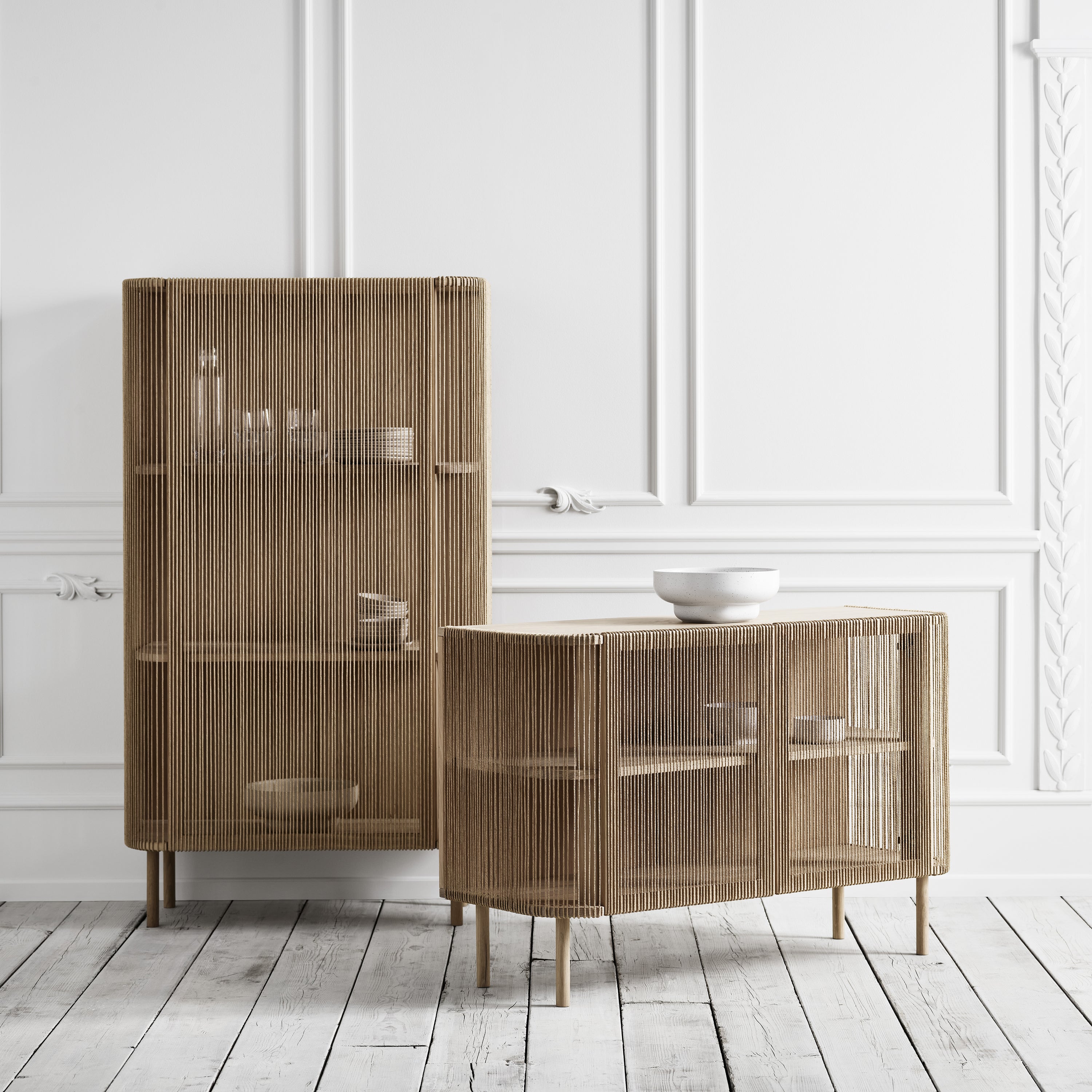 Bolia Cord Vitrinekast - Geolied Eiken