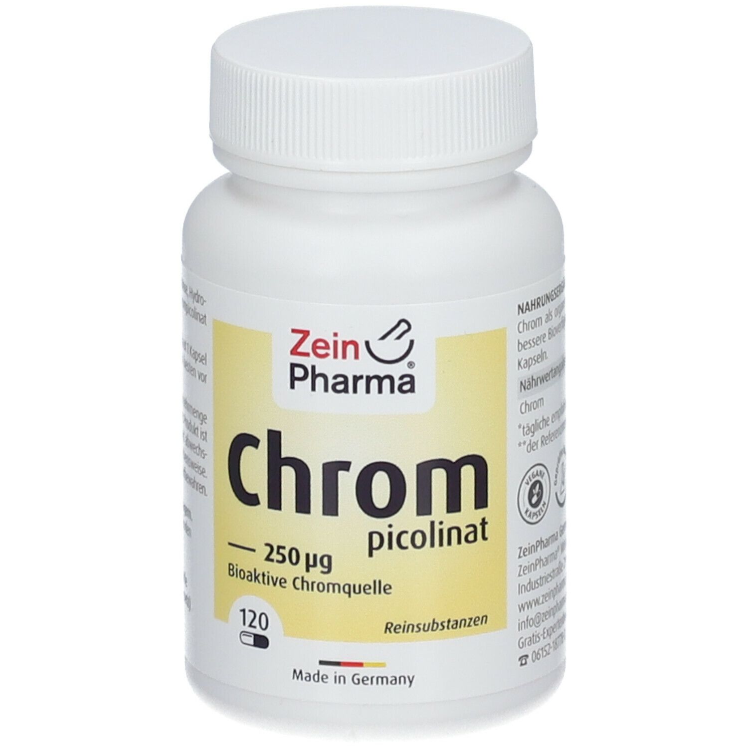 ZeinPharma® Chrom Picolinat Kapseln 250 µg
