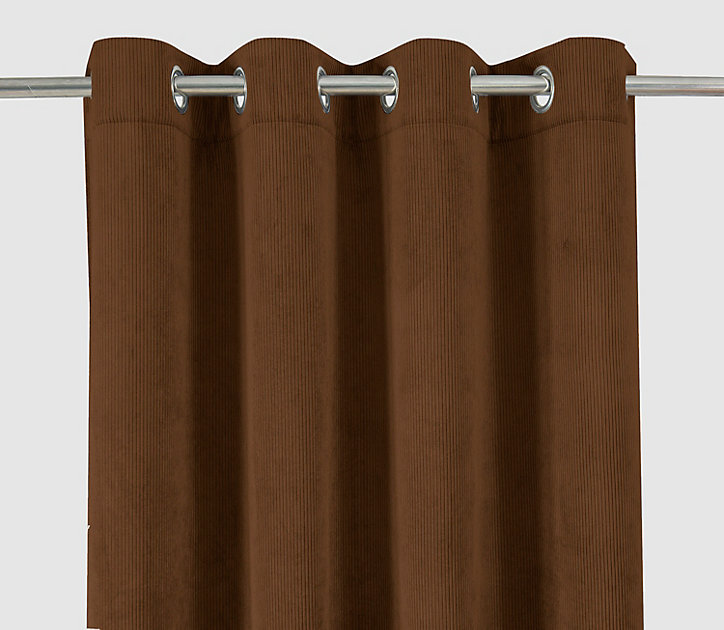 Rideau thermique Farm camel l.140 x H.260 cm
