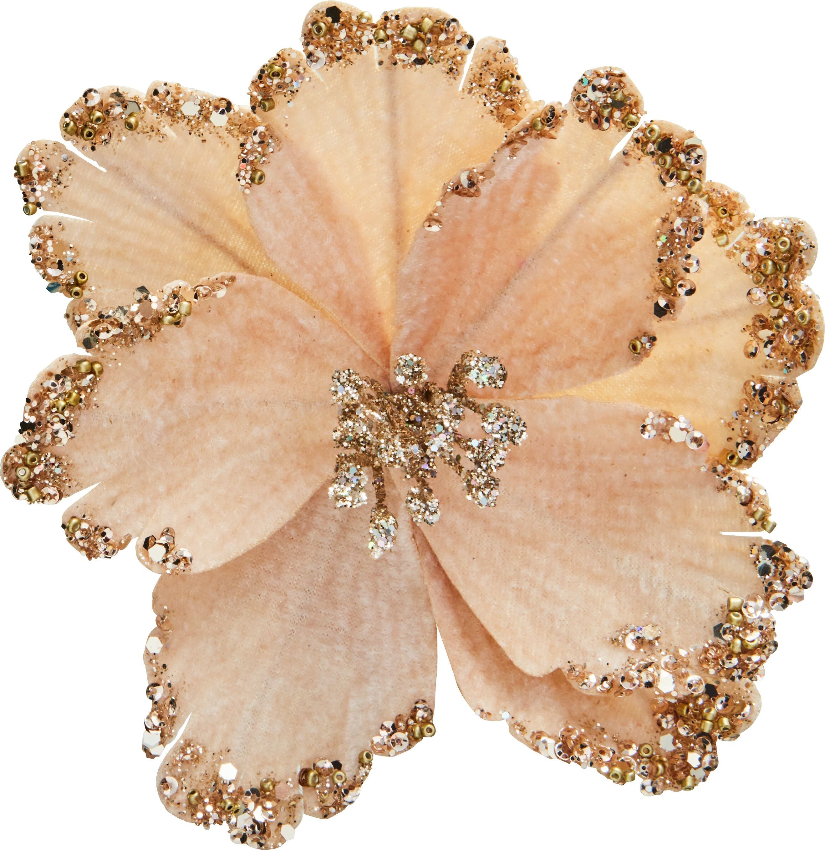 NOEMI Blüte Clip - Nature / B: 15 cm x H: 13 cm