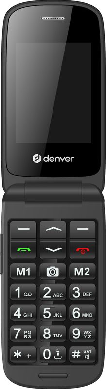 Denver Senioren Mobiele Telefoon 4G - Grote Toetsen - SOS - Oplaadstation