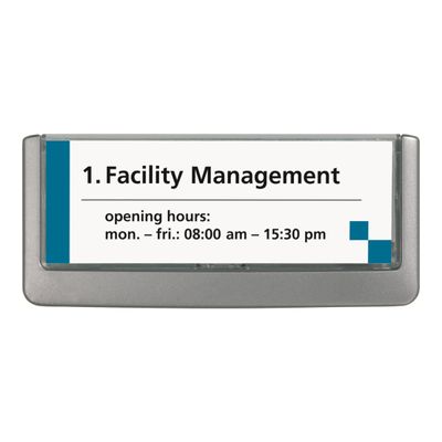 Durable Click Sign - Plaque de porte - format 