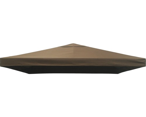 Dakbedekking N Paviljoen Design 3 x 3 x 2,55 m Polyester bruin