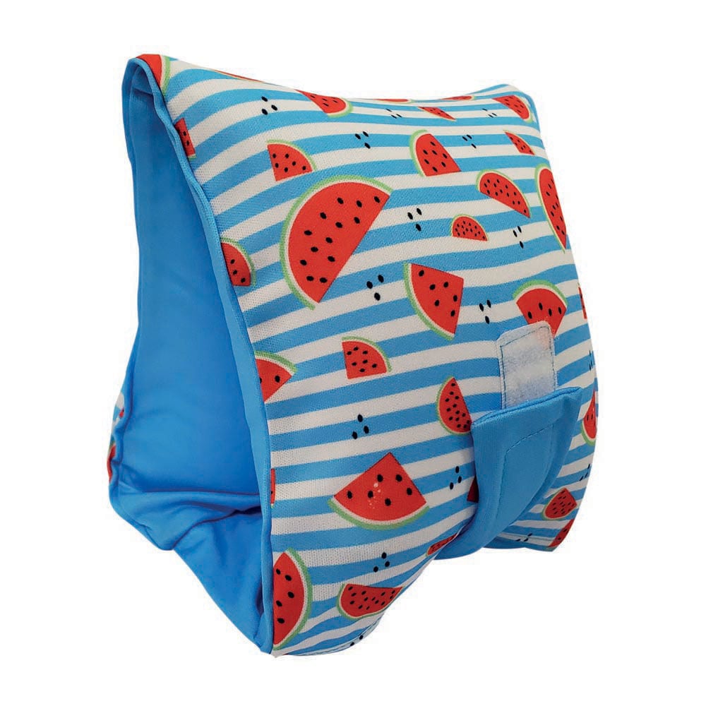 Brassard gonflable rayé bleu motif pastèque x 2