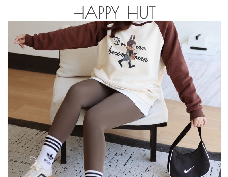 Telipino - Hoge taille effen legging