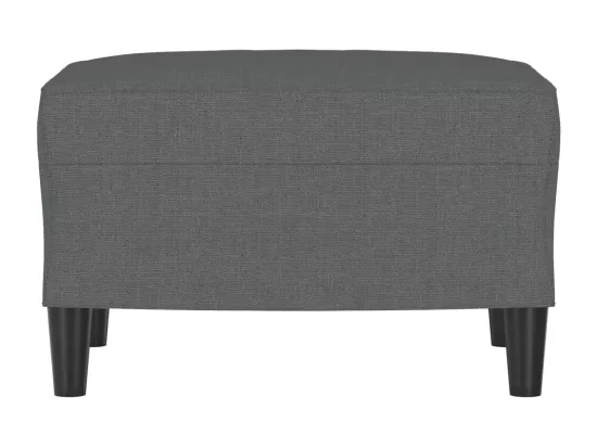 Repose-pied Gris foncé 60x50x41 cm Tissu
