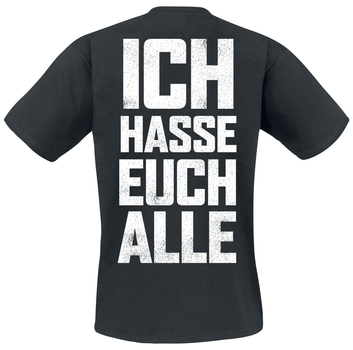 Ich hasse euch alle | Hämatom T-Shirt Manches courtes