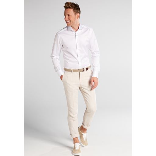 Eterna Luxury Slim Fit Skjorte, Hvid, 42