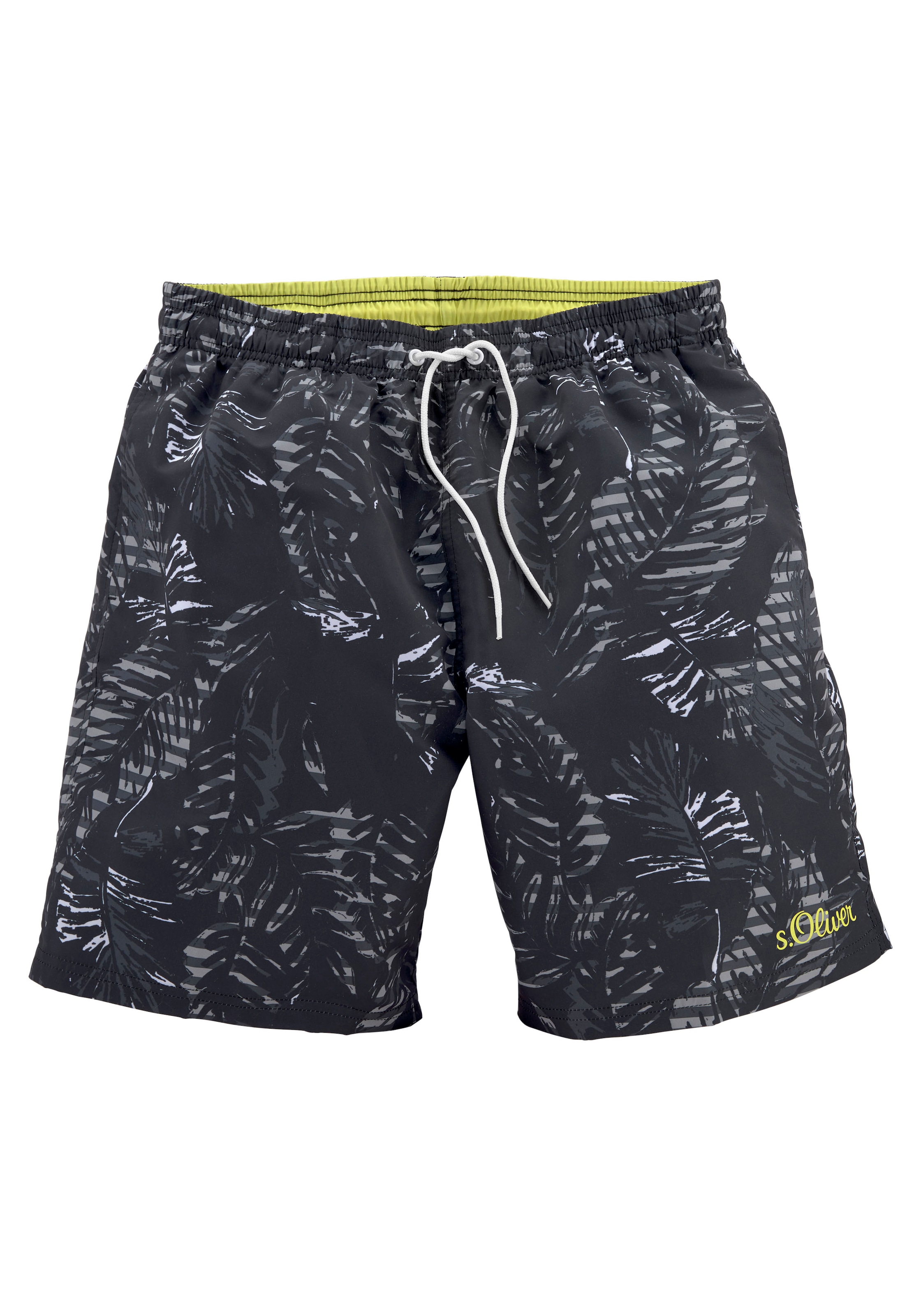 s.Oliver Badeshorts »Blade« mit trendigem Palmenprint