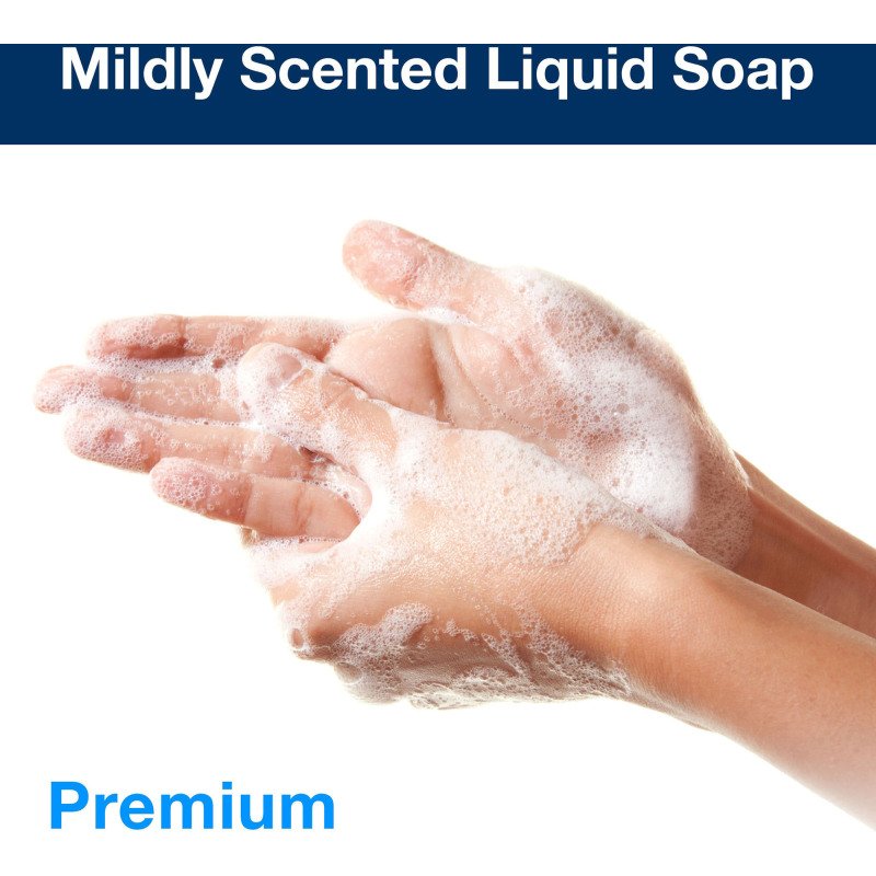 Savon liquide Tork Parfum frais, pour distributeur S4 - Cartouche de 1 L