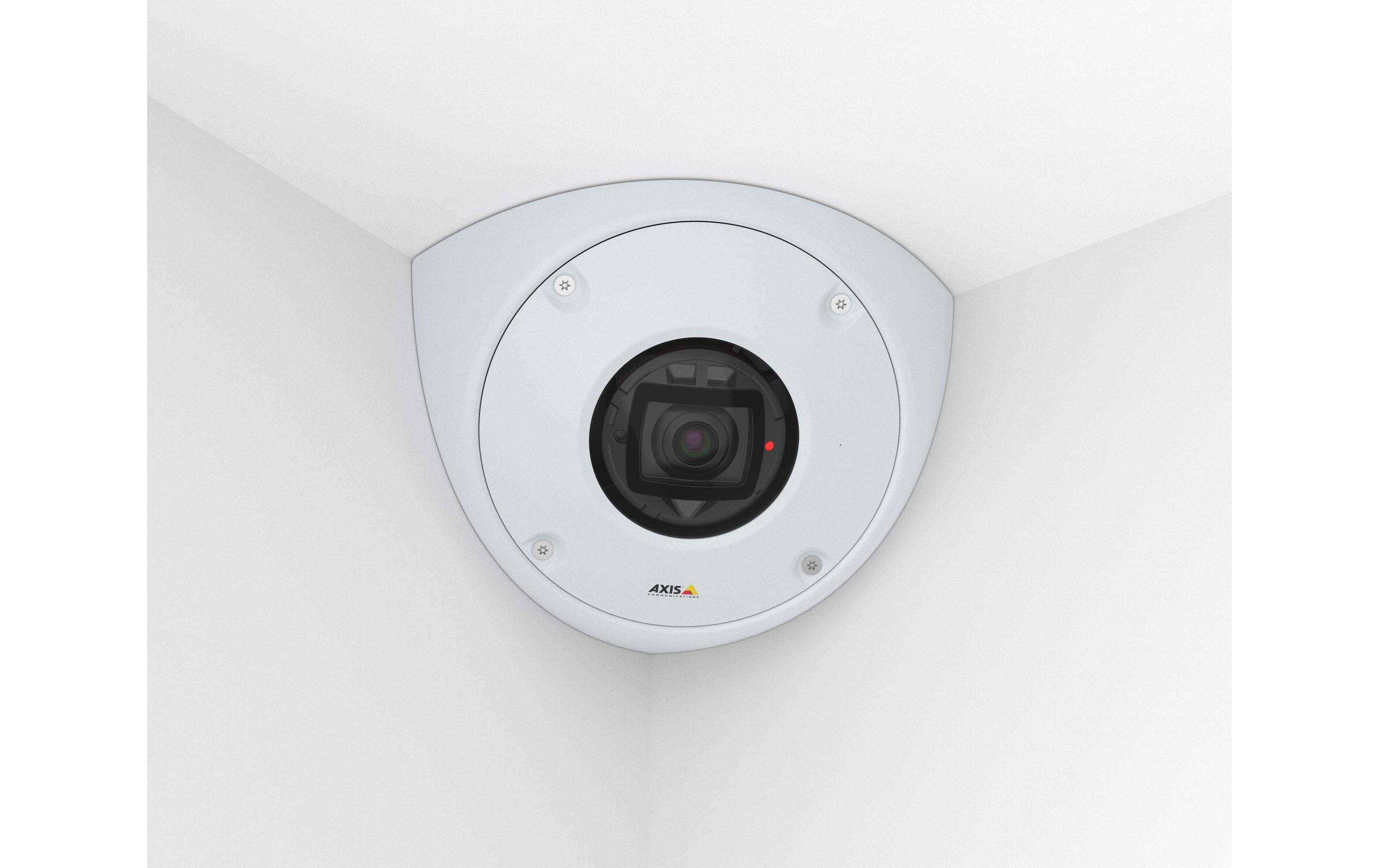 Netzwerkkamera Q9216-SLV Weiss<br>Schlagresistente Kamera ohne offen liegende Verankerungspunkte