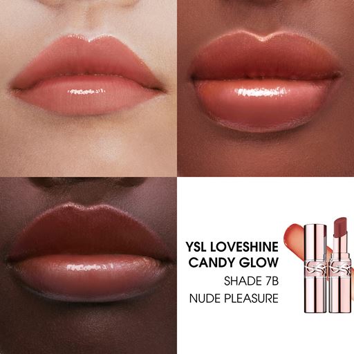 Yves Saint Laurent Loveshine Candy Glow Tinted Lip Balm, 7B Nude Pleasure