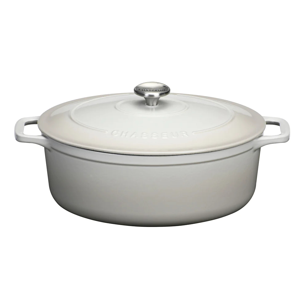 Cocotte ovale Le Chasseur 29 cm Macadamia Chasseur