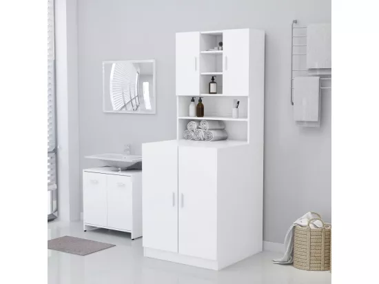 Meuble pour machine à laver Blanc 71x71,5x91,5 cm