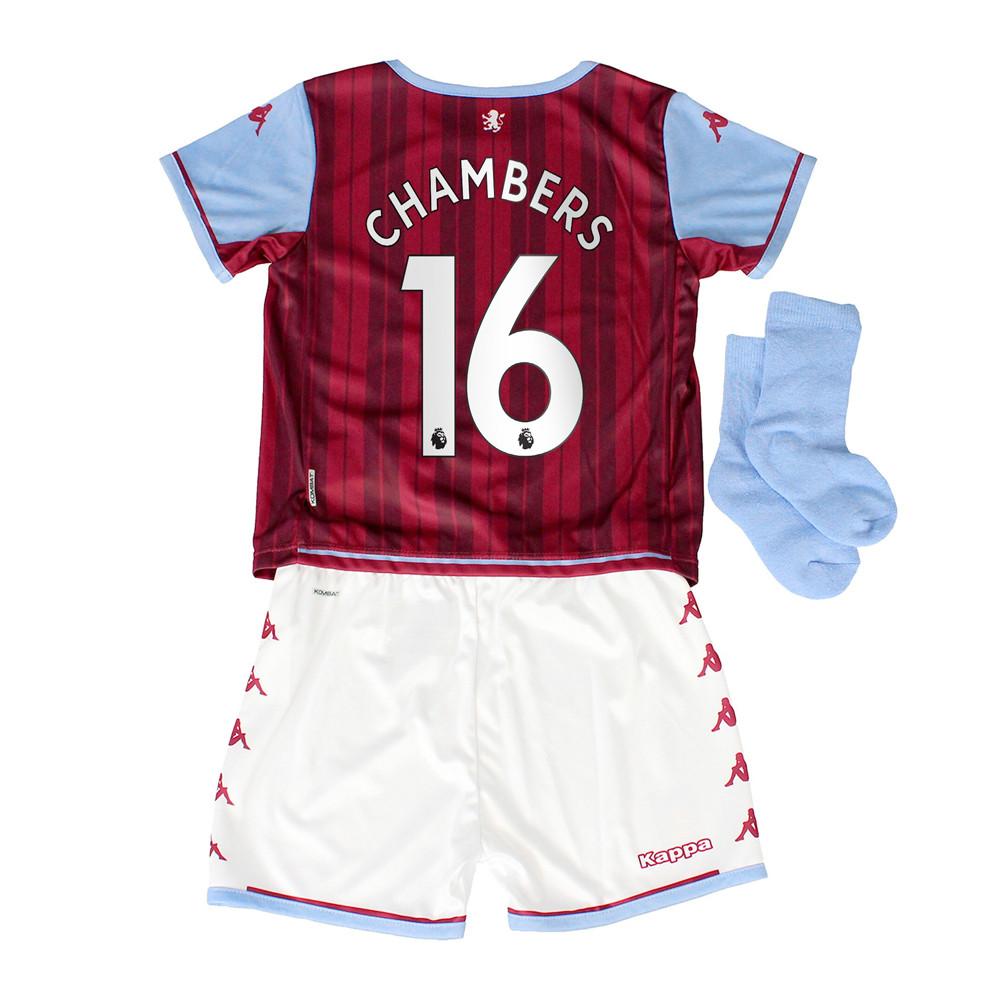 Kappa Aston Villa Kit Domicile Rouge Bébé Kappa 2021/2022