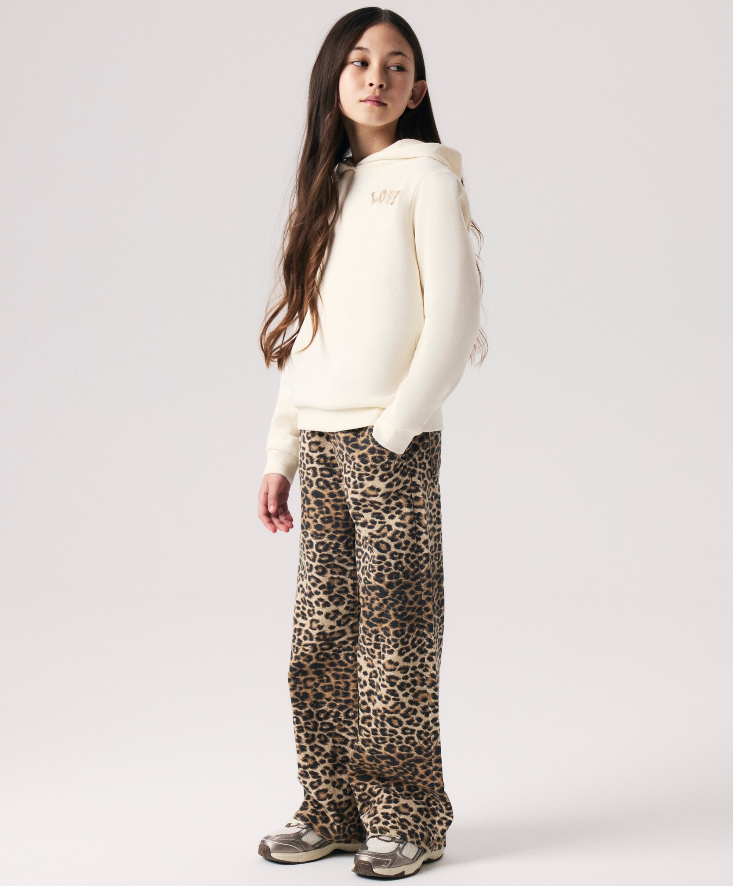 Name it NKFROSE WIDE TWI 4444-TD O broek bruin