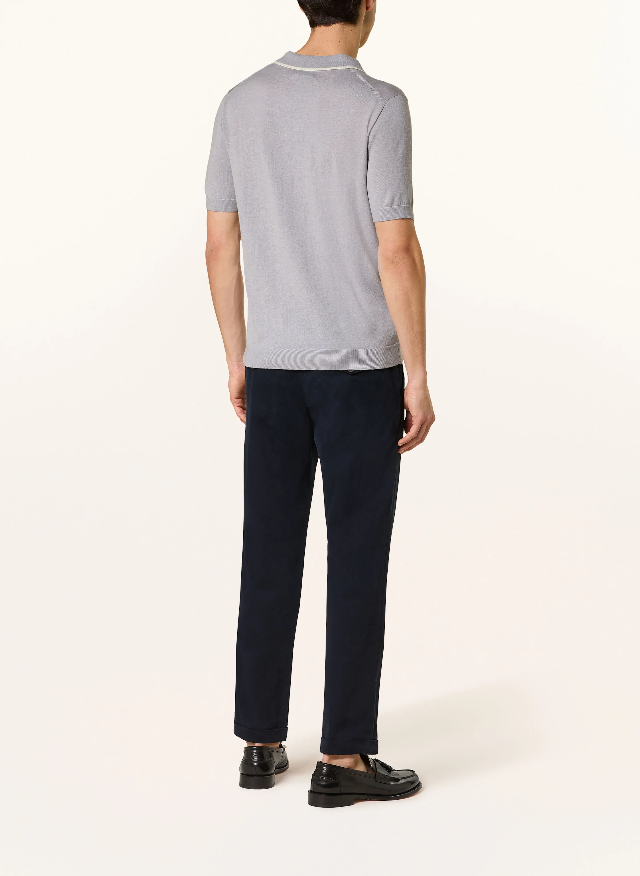 STROKESMAN'S Strick-Poloshirt